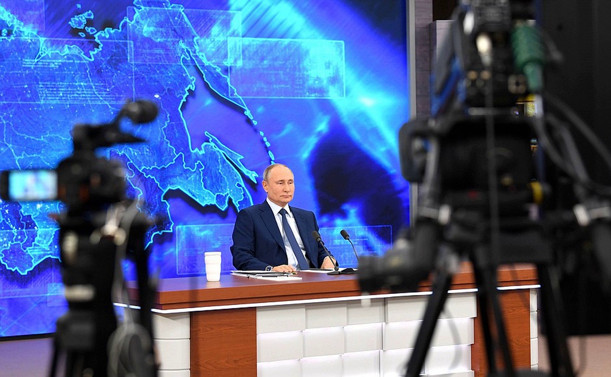 Большая пресс-конференция В. В. Путина 2021 года